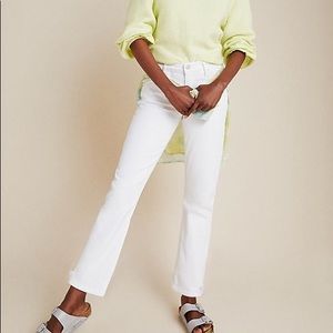 NWT Agolde Toni mid-rise white jeans